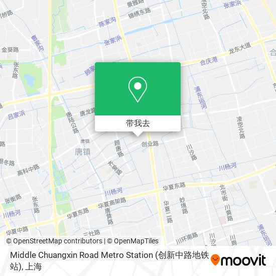 Middle Chuangxin Road Metro Station (创新中路地铁站)地图