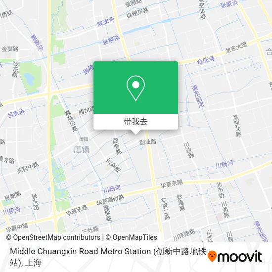 Middle Chuangxin Road Metro Station (创新中路地铁站)地图