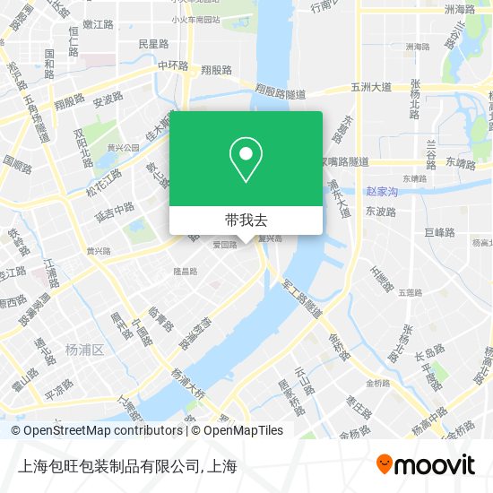 上海包旺包装制品有限公司地图