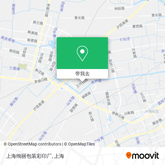 上海绚丽包装彩印厂地图