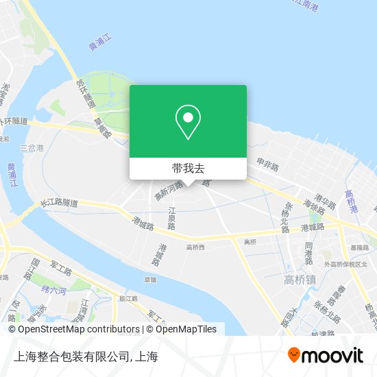 上海整合包装有限公司地图