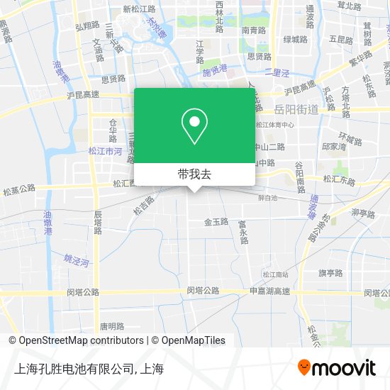上海孔胜电池有限公司地图