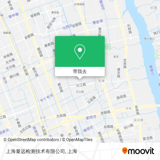 上海量远检测技术有限公司地图