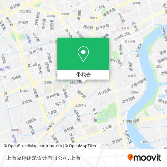 上海应翔建筑设计有限公司地图