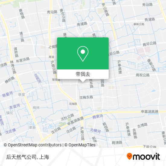 后天然气公司地图