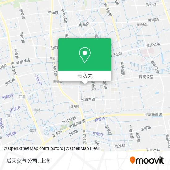 后天然气公司地图