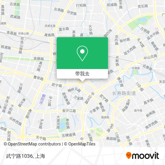 武宁路1036地图