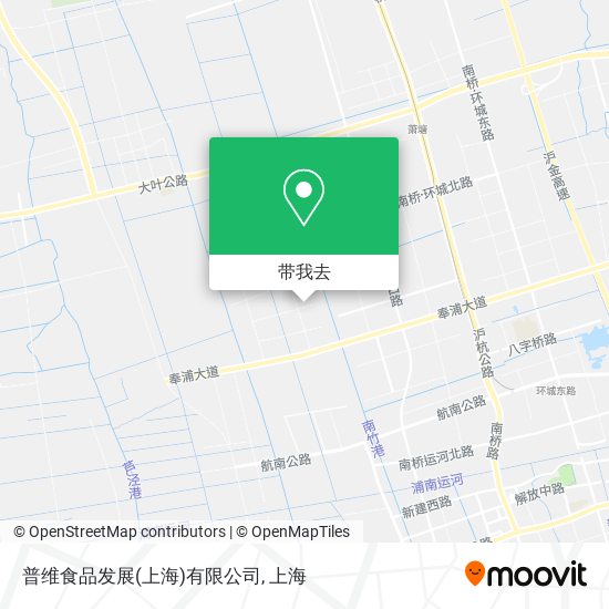 普维食品发展(上海)有限公司地图
