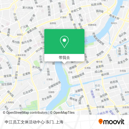 申江员工文体活动中心-东门地图