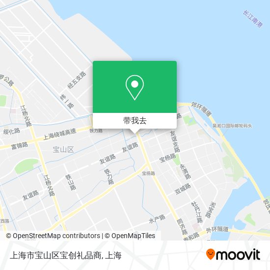 上海市宝山区宝创礼品商地图