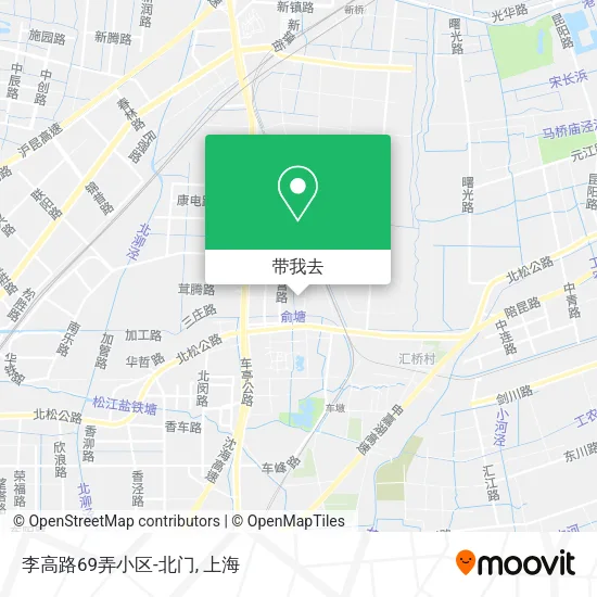 李高路69弄小区-北门地图