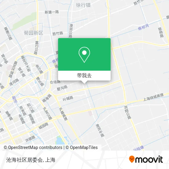 沧海社区居委会地图