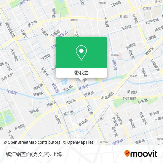 镇江锅盖面(秀文店)地图