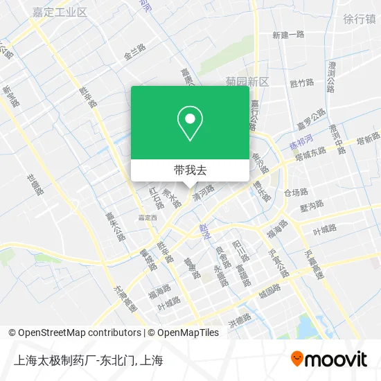上海太极制药厂-东北门地图