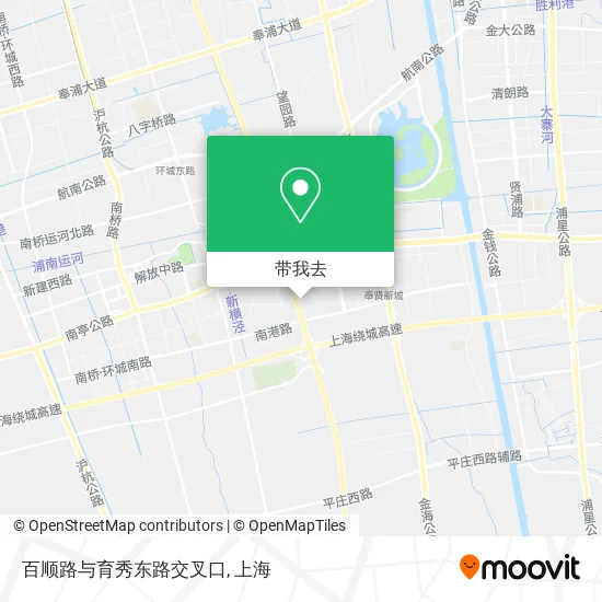 百顺路与育秀东路交叉口地图