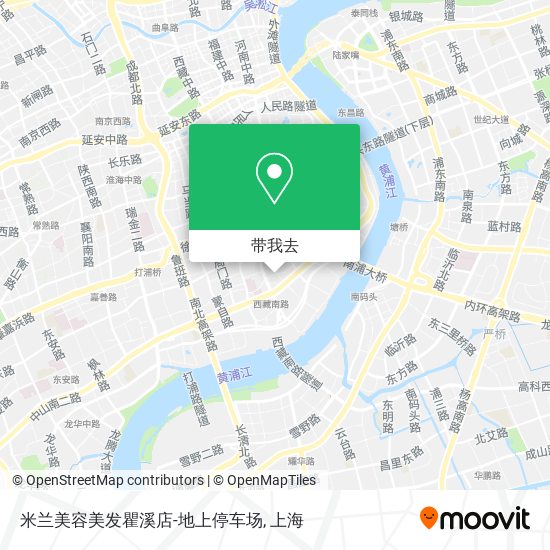 米兰美容美发瞿溪店-地上停车场地图