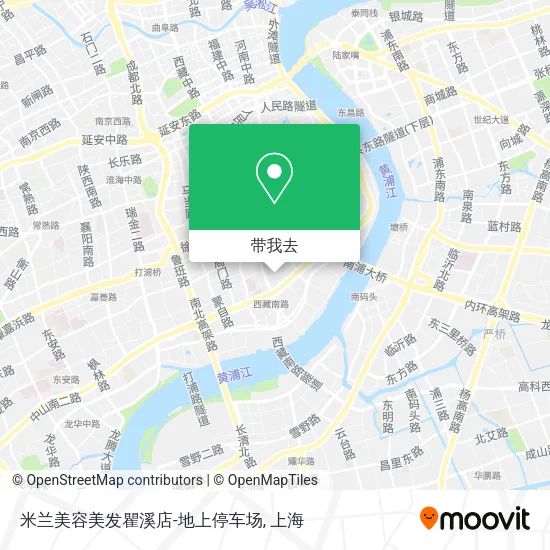 米兰美容美发瞿溪店-地上停车场地图
