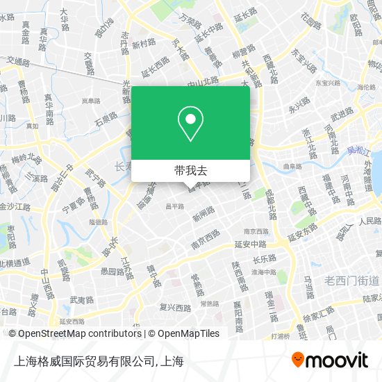 上海格威国际贸易有限公司地图