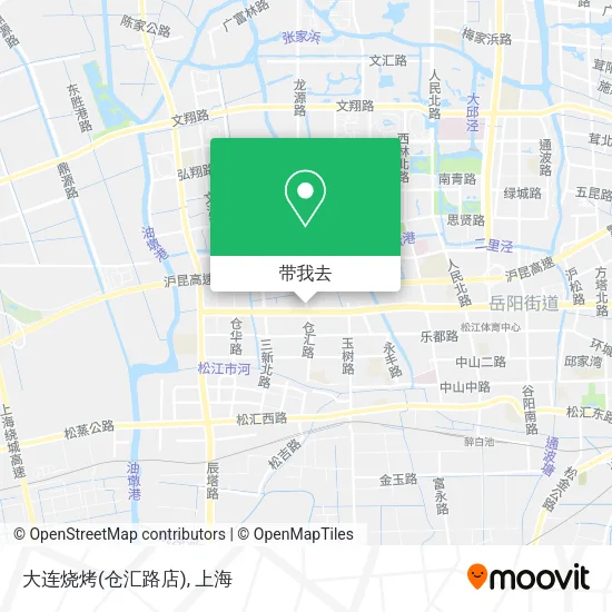 大连烧烤(仓汇路店)地图