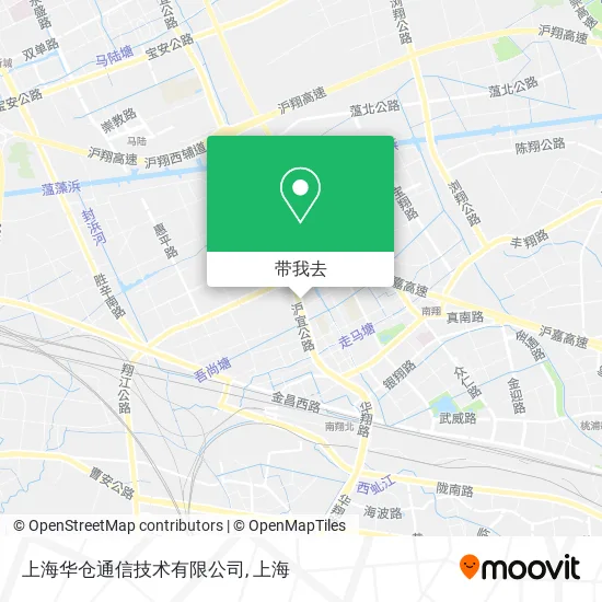 上海华仓通信技术有限公司地图