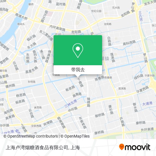 上海卢湾烟糖酒食品有限公司地图