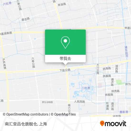 南汇壹品仓旗舰仓地图