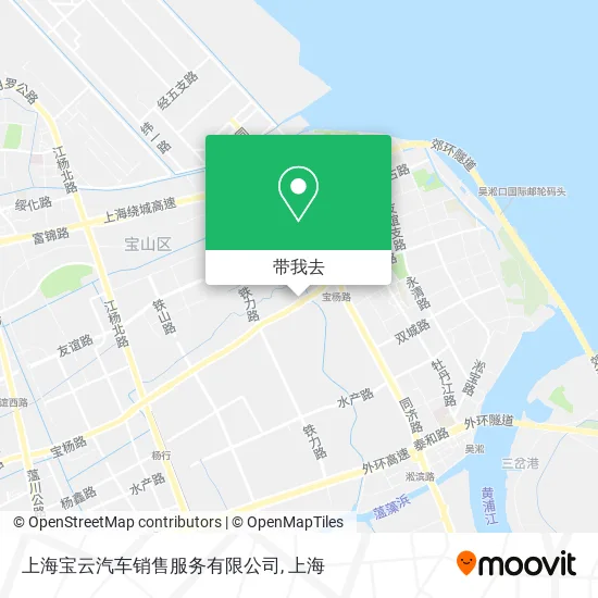 上海宝云汽车销售服务有限公司地图