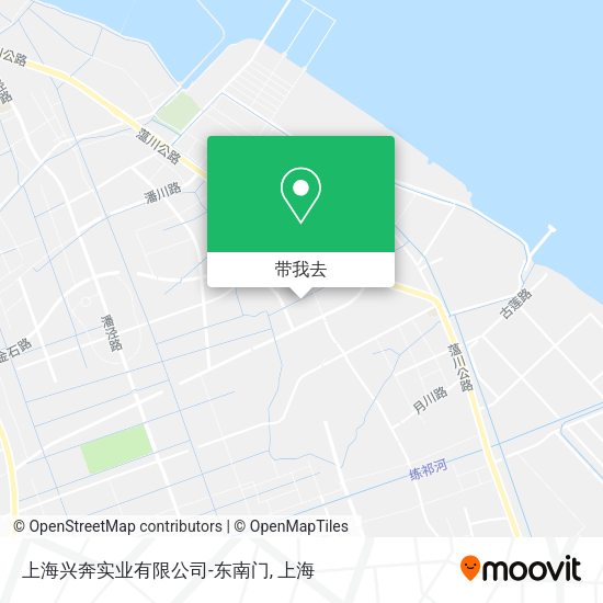 上海兴奔实业有限公司-东南门地图