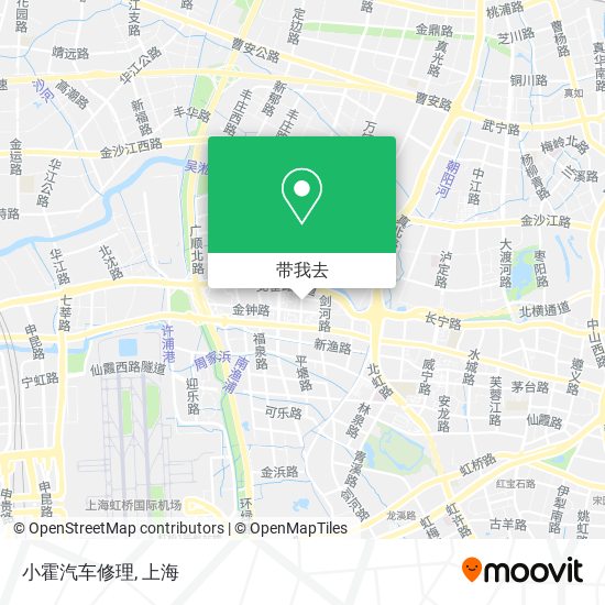 小霍汽车修理地图