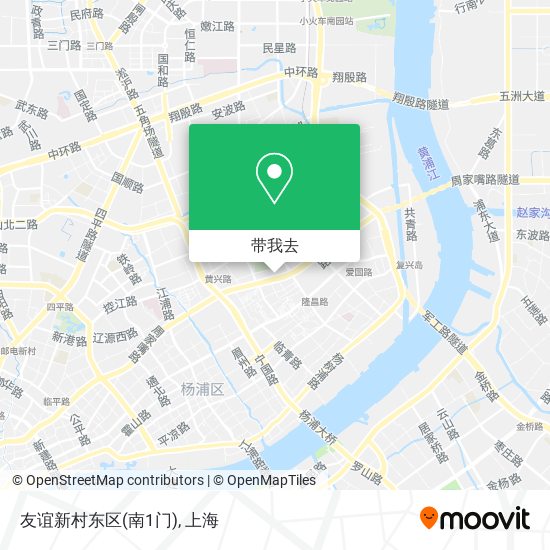 友谊新村东区(南1门)地图