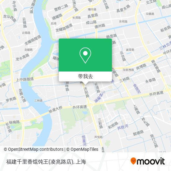 福建千里香馄饨王(凌兆路店)地图