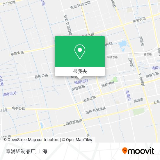 奉浦铝制品厂地图
