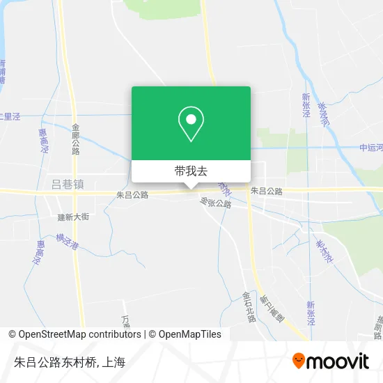 朱吕公路东村桥地图