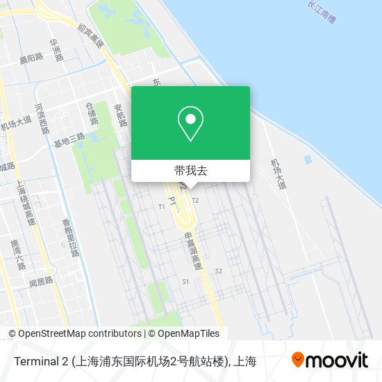 Terminal 2 (上海浦东国际机场2号航站楼)地图