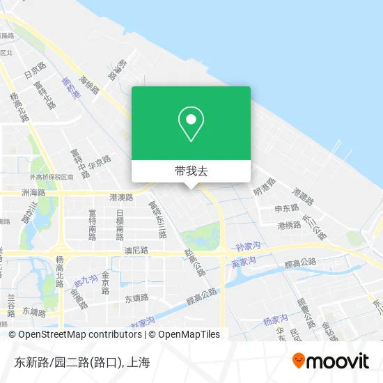 东新路/园二路(路口)地图