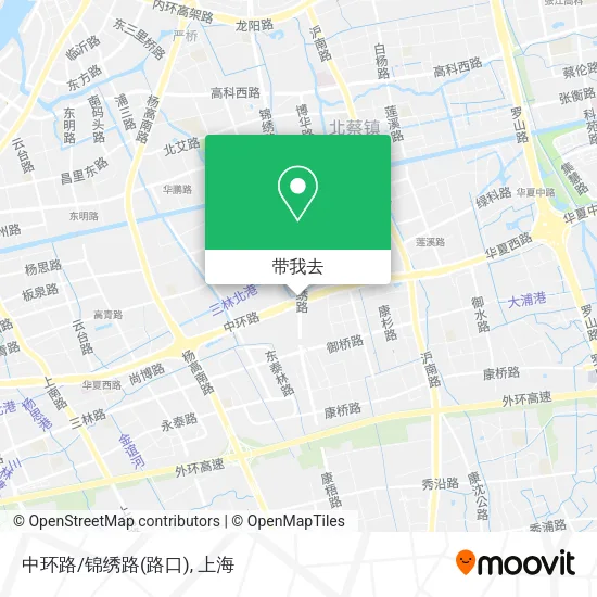 中环路/锦绣路(路口)地图