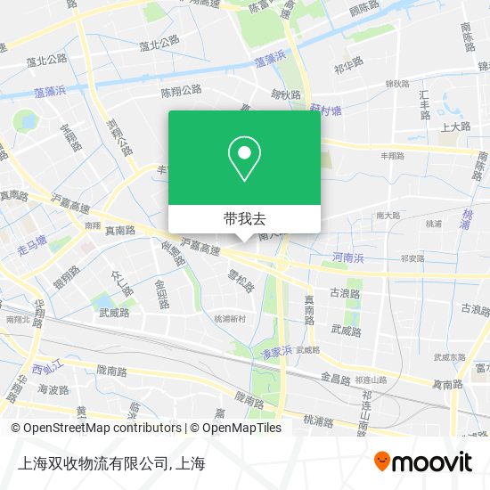 上海双收物流有限公司地图