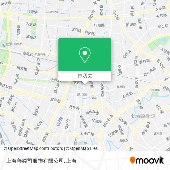 上海善嫒司服饰有限公司地图