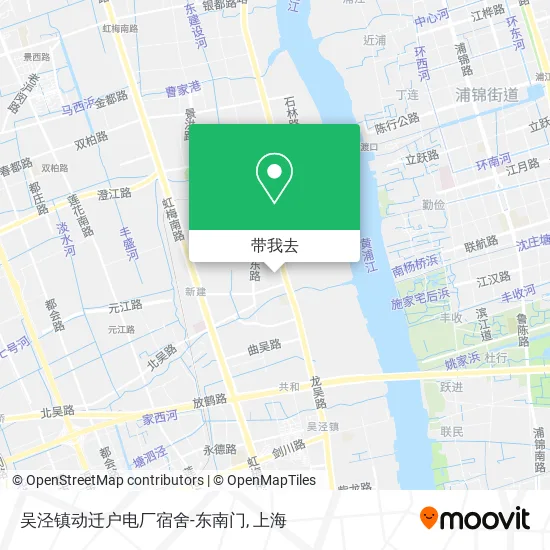 吴泾镇动迁户电厂宿舍-东南门地图