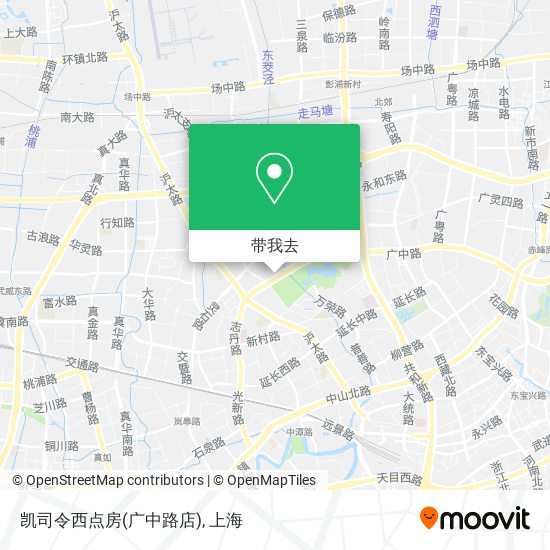 凯司令西点房(广中路店)地图