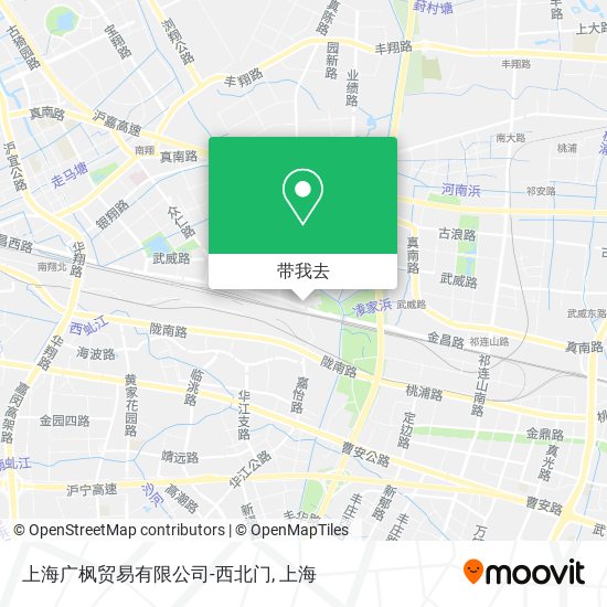 上海广枫贸易有限公司-西北门地图