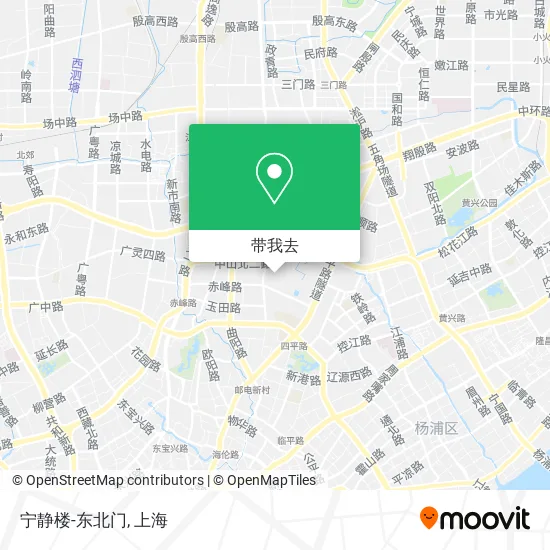 宁静楼-东北门地图