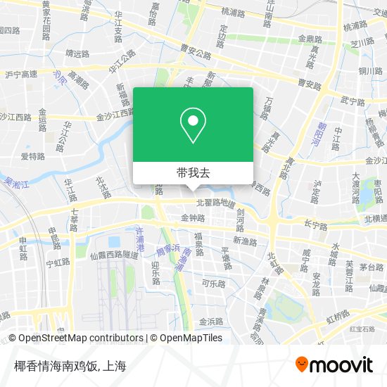 椰香情海南鸡饭地图