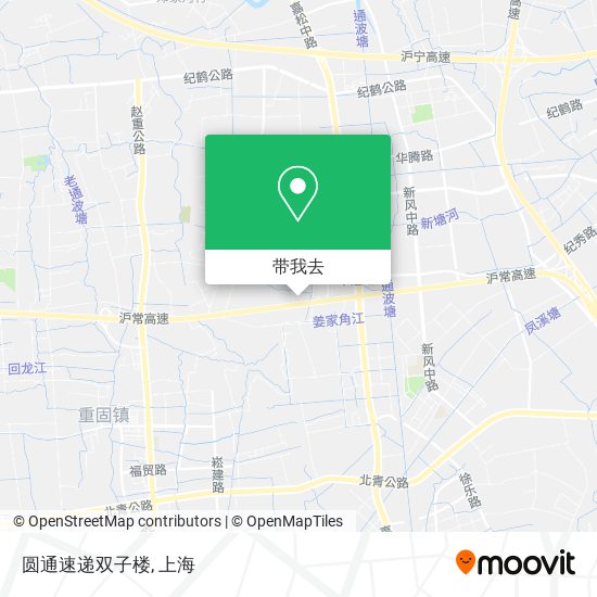 圆通速递双子楼地图