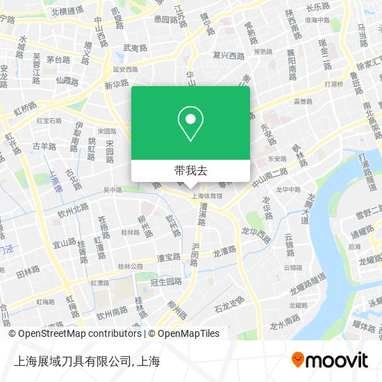 上海展域刀具有限公司地图