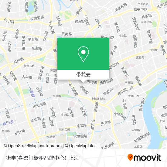 街电(喜盈门橱柜品牌中心)地图