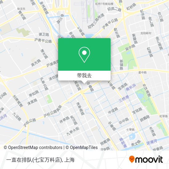 一直在排队(七宝万科店)地图