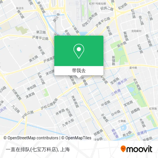 一直在排队(七宝万科店)地图
