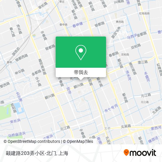 颛建路203弄小区-北门地图