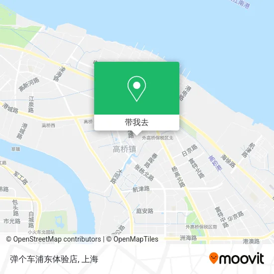 弹个车浦东体验店地图